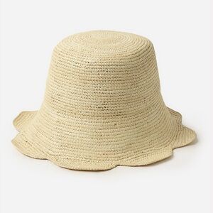 Freya Crochet Bucket Hat - Cream